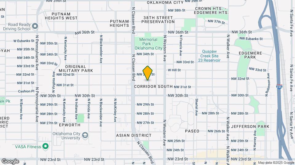 1201 NW 31st St Map and Location Details