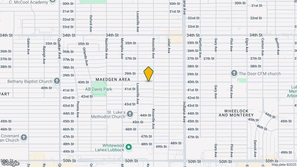 3605 40th St Map and Location Details