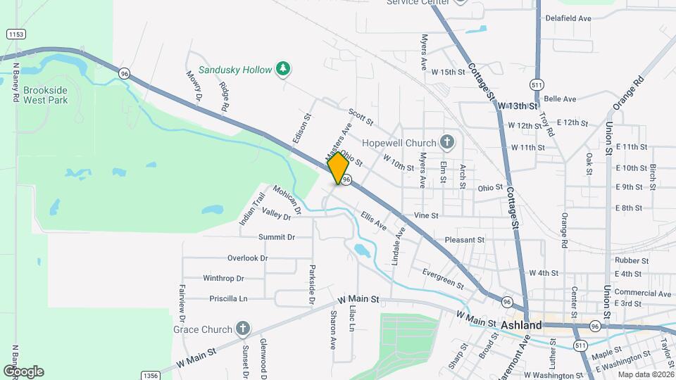 607 Parkside Dr Map and Location Details