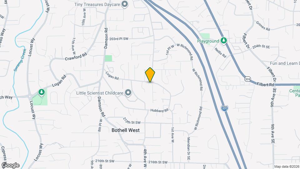 20804 3rd Ave W Map and Location Details