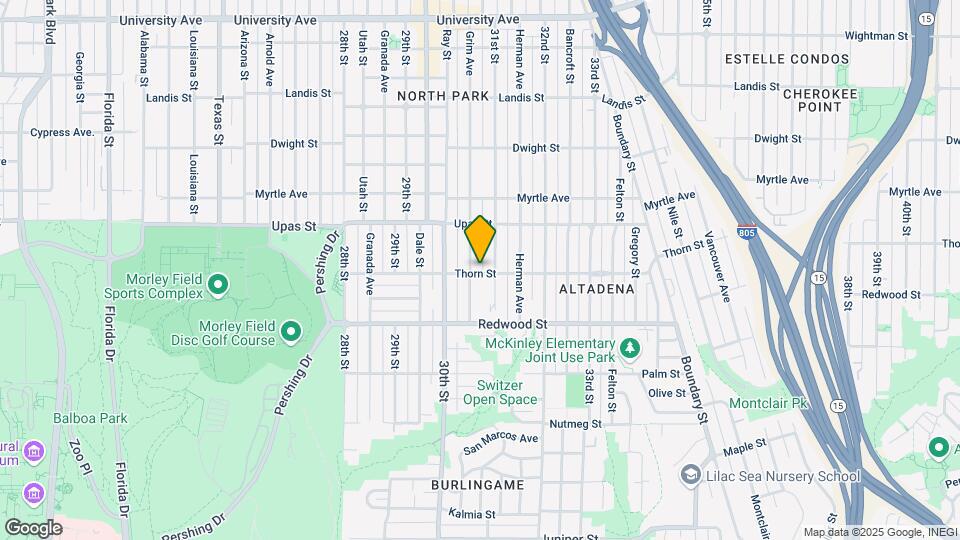 3064 Thorn St Map and Location Details