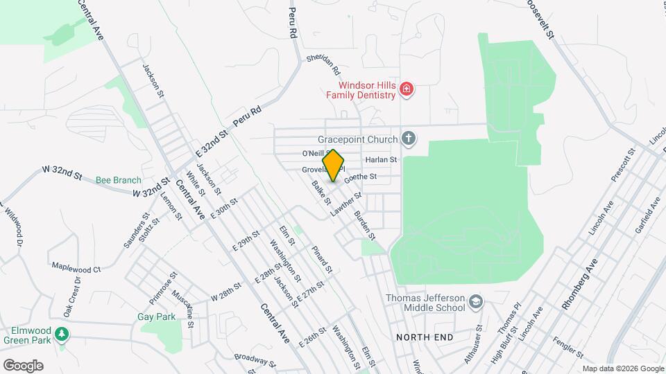 2905 Burden Ave, Unit 2905.5 Burden Map and Location Details