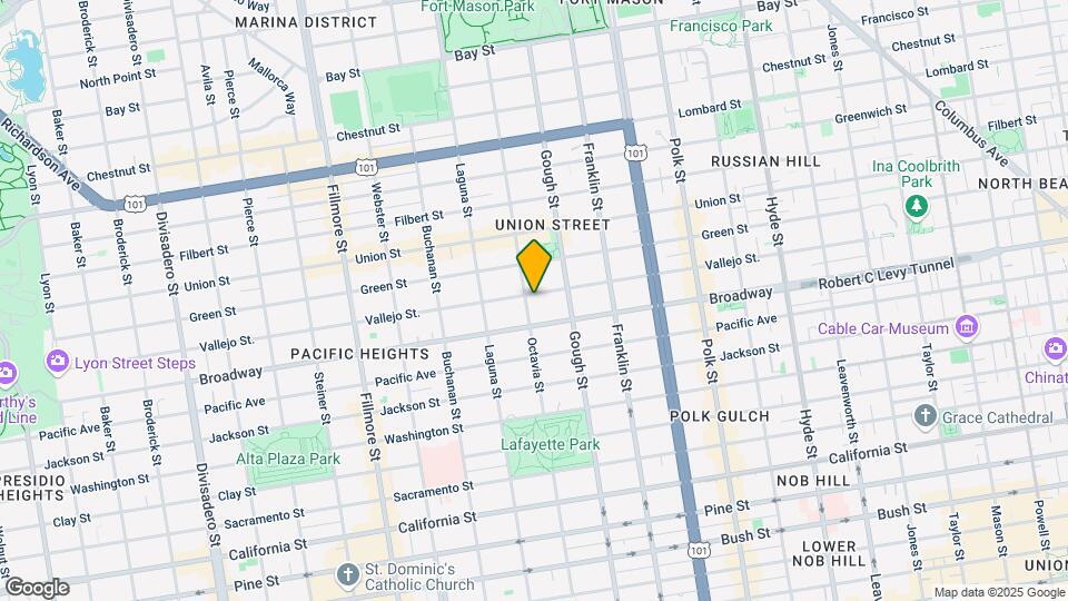 2522 Octavia St Map and Location Details