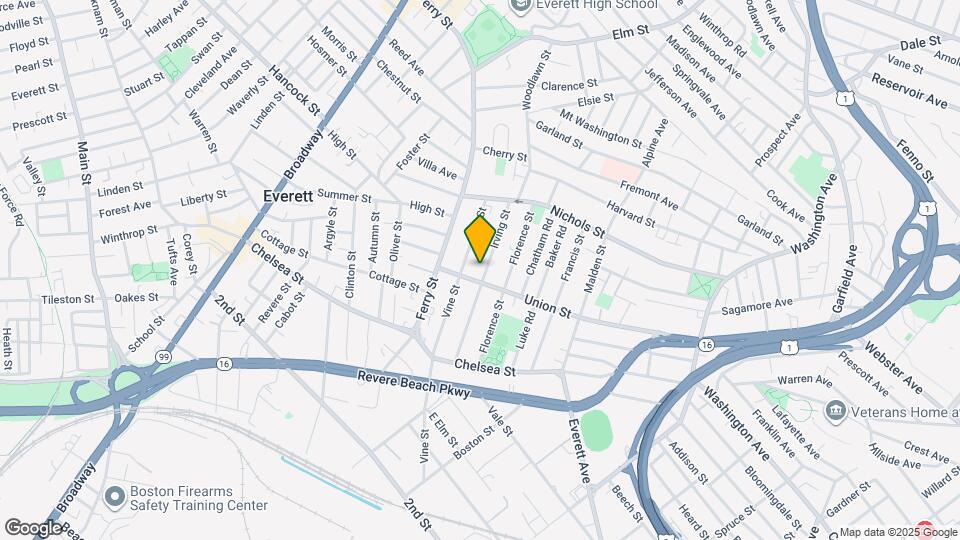 88 Irving St, Unit 1 Mapa y Detalles de la Ubicación