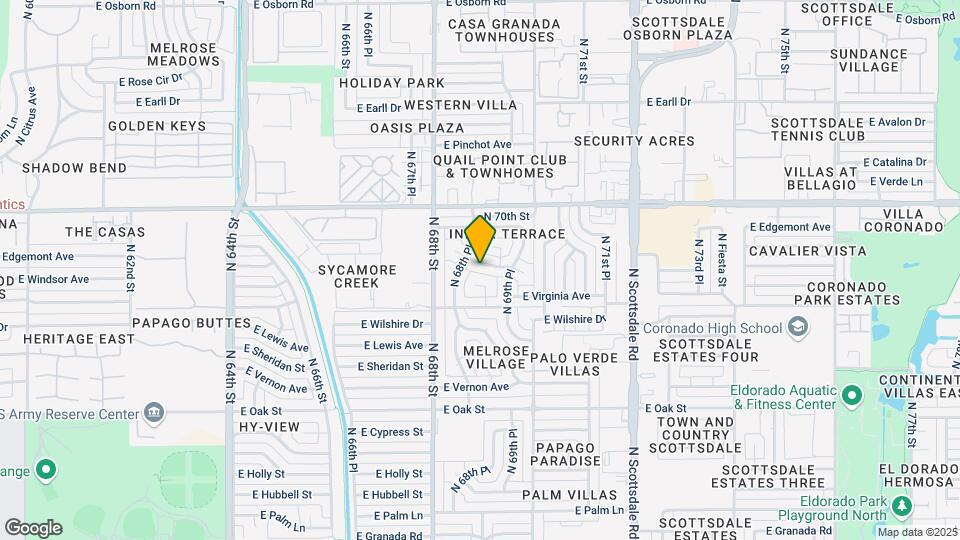 6847 E Windsor Ave Map and Location Details