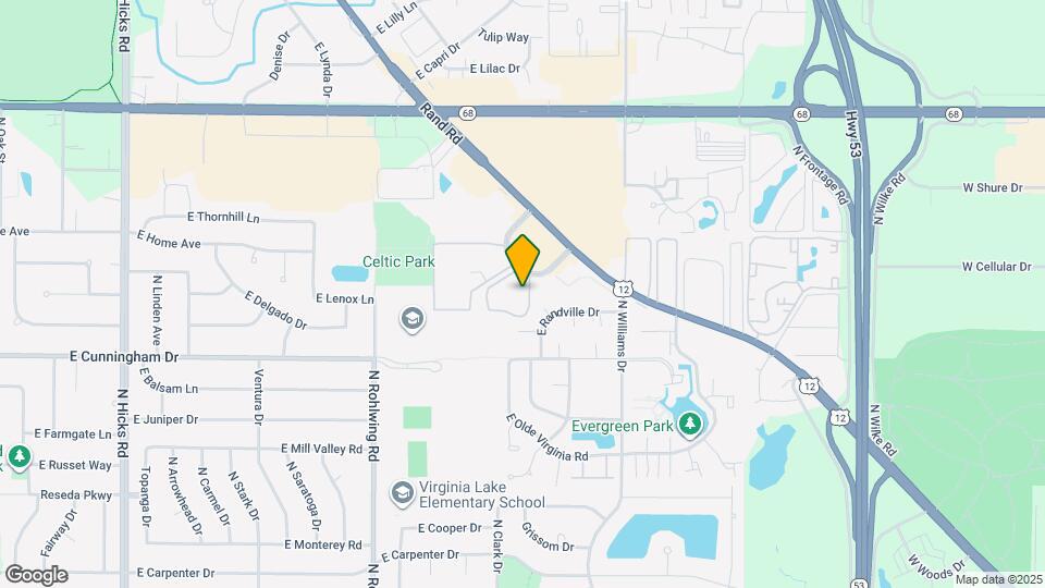 1225 N Winslowe Dr Map and Location Details