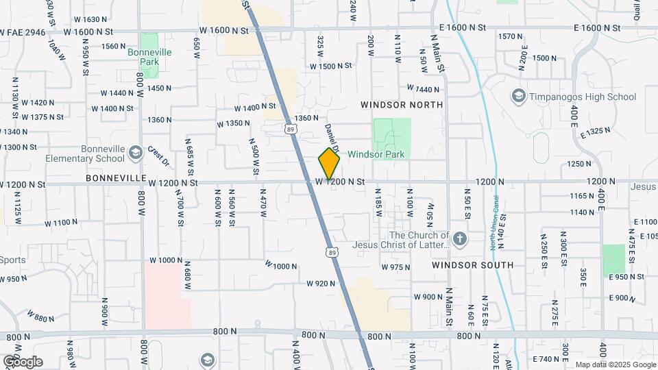 315 W 1200 N St Map and Location Details