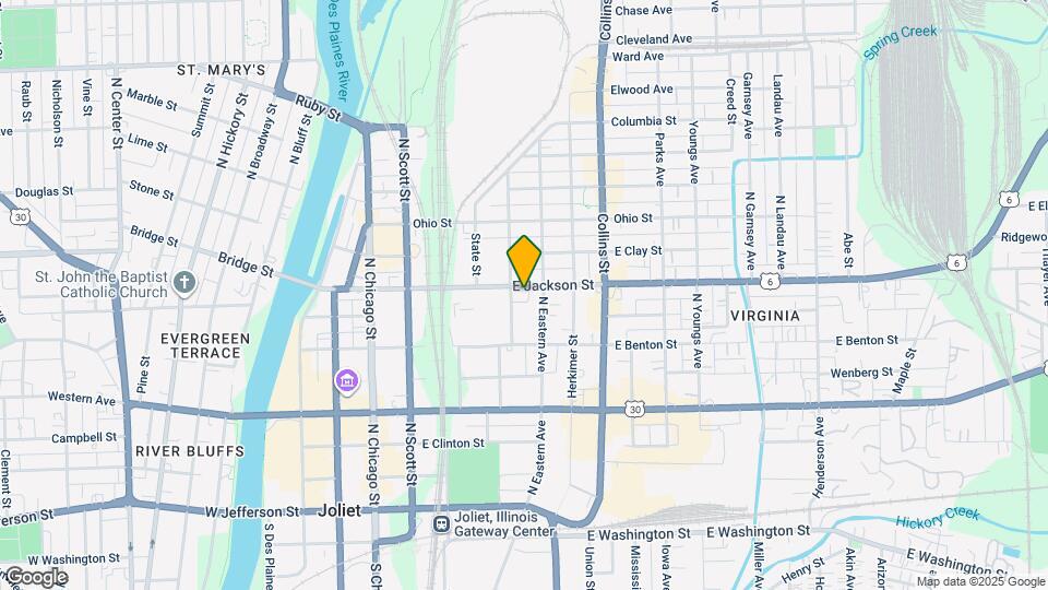 254 E Jackson St, Unit 1R Map and Location Details