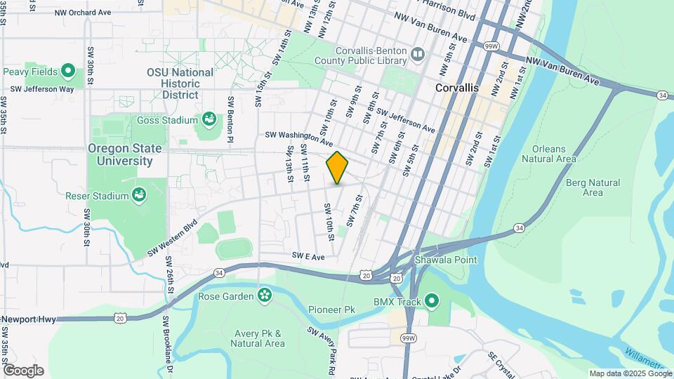 806 SW Western Blvd Mapa y Detalles de la Ubicación