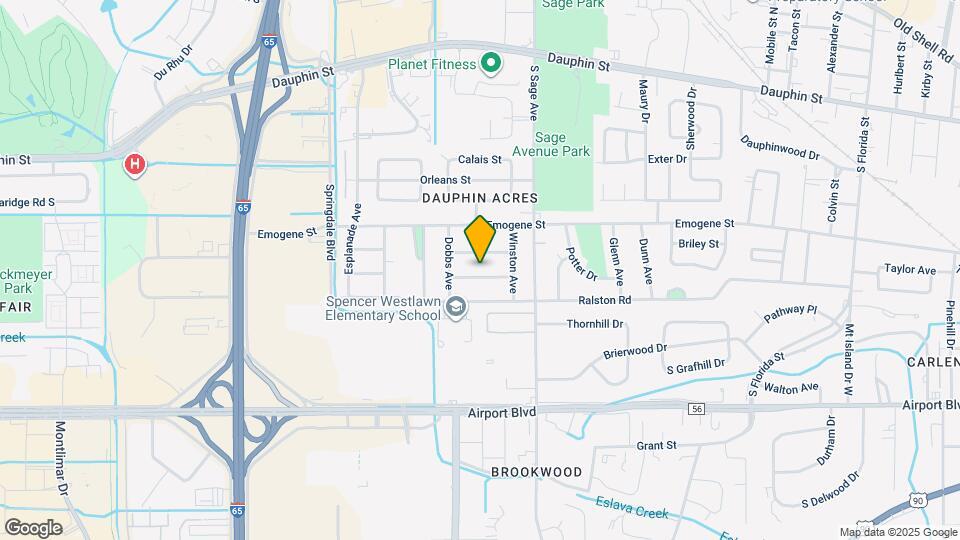 3062 Fendley Ave Map and Location Details