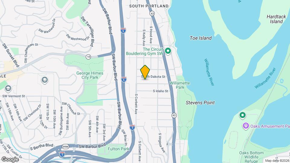 0301 SW Nebraska St Map and Location Details