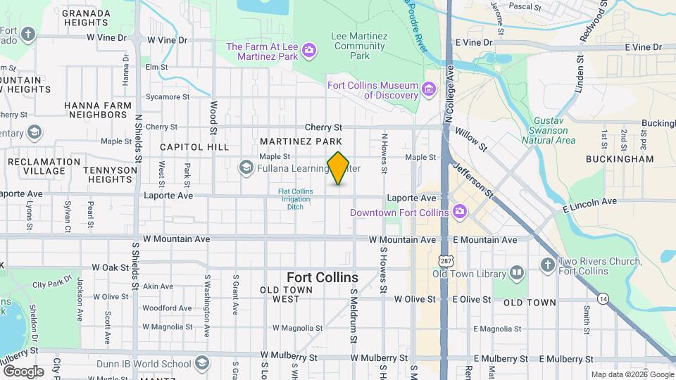 420 Laporte Ave Map and Location Details