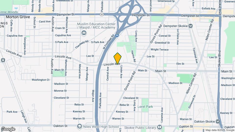 5501 Lincoln Ave Map and Location Details