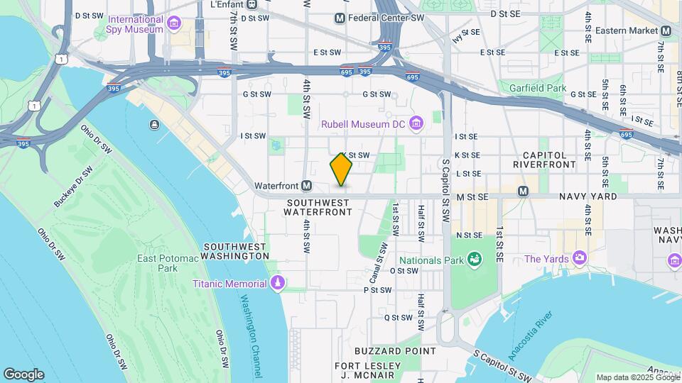 301 M St SW Map and Location Details