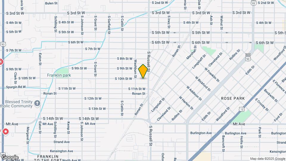 1509 S 10th St W Mapa y Detalles de la Ubicación