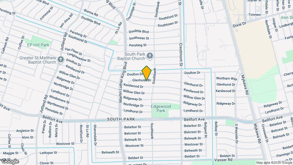 5822 Glenhurst Dr Map and Location Details