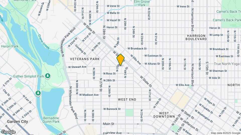 820 N 25th St Map and Location Details