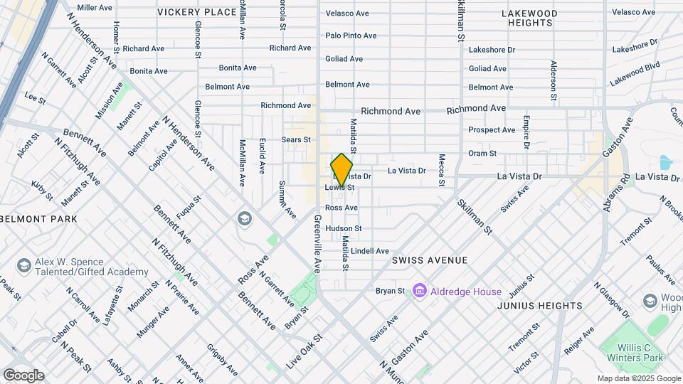 5610 Lewis St, Unit E Map and Location Details