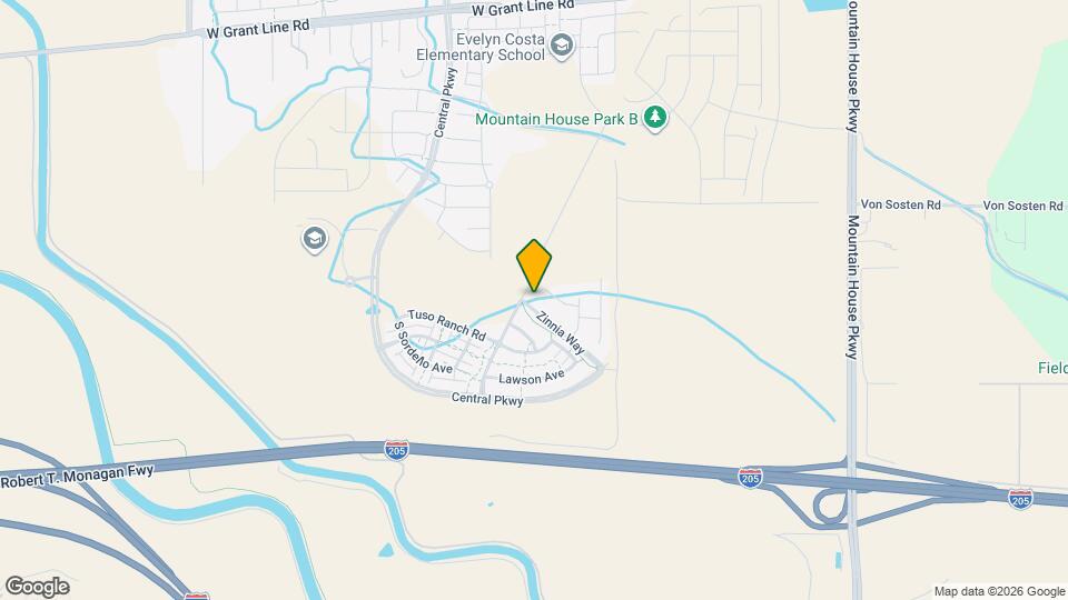 205 Zinnia Way Map and Location Details