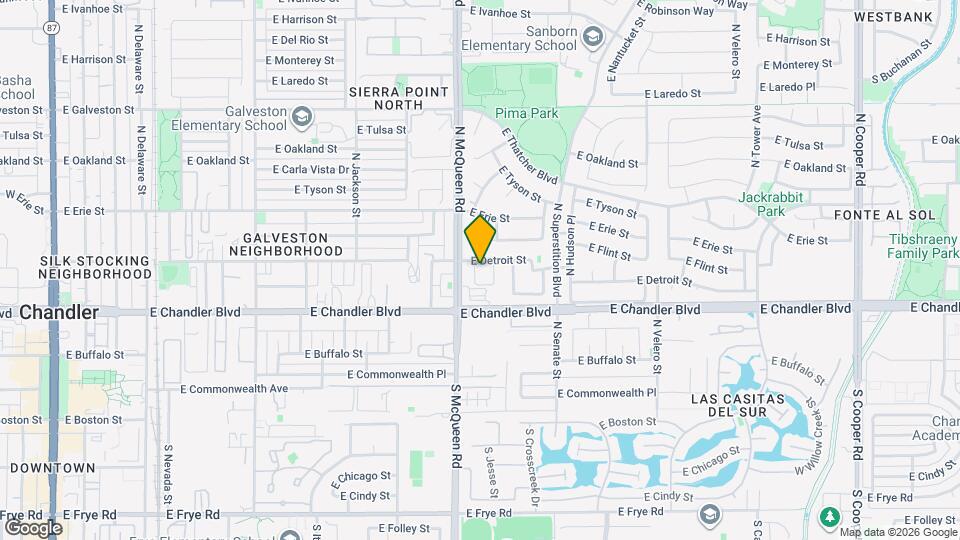 287 N Jesse St Map and Location Details