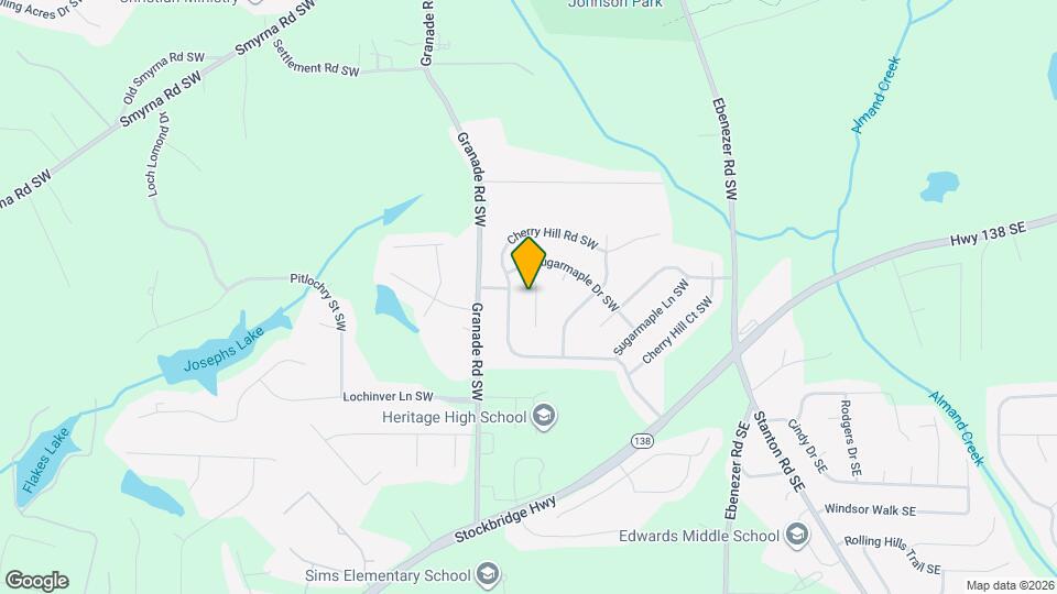 1509 Sugarplum Pl SW Mapa y Detalles de la Ubicación