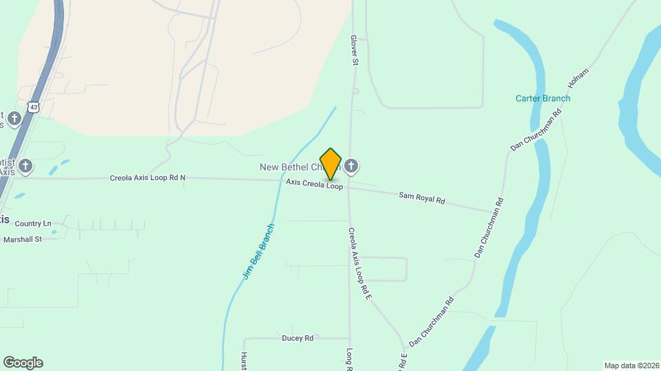 1439 Creola Axis Loop Rd N Map and Location Details