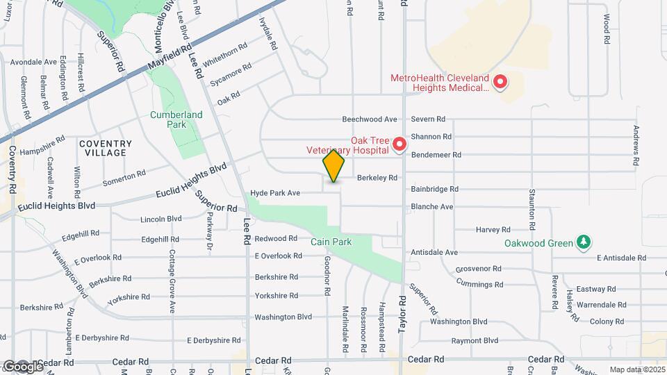 3341 Hyde Park Ave Map and Location Details