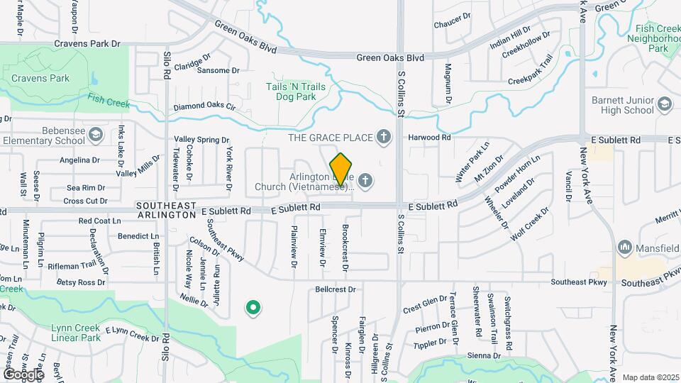 6209 Brookfall Dr Map and Location Details