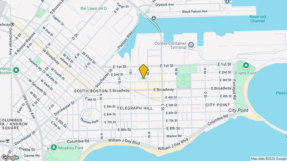540 E 3rd St, Unit 2BD Southie Wicked CLEAN Mapa y Detalles de la Ubicación