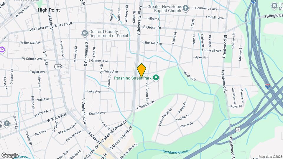 1015 Richland St, Unit 1015-A Mapa y Detalles de la Ubicación