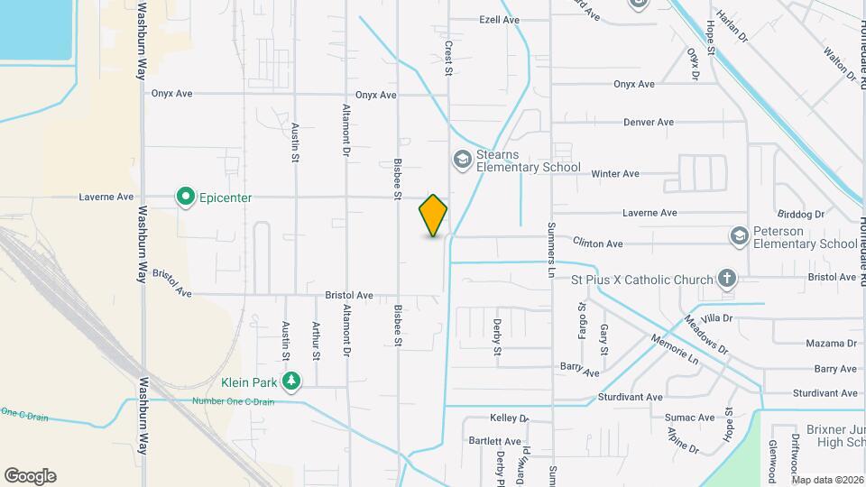3928 Crest St Mapa y Detalles de la Ubicación