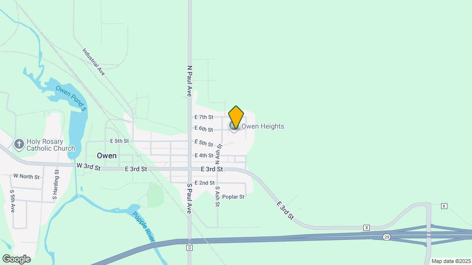 Owen Heights Apartments Mapa y Detalles de la Ubicación