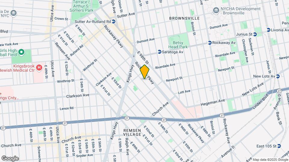 371 E 96th St Map and Location Details
