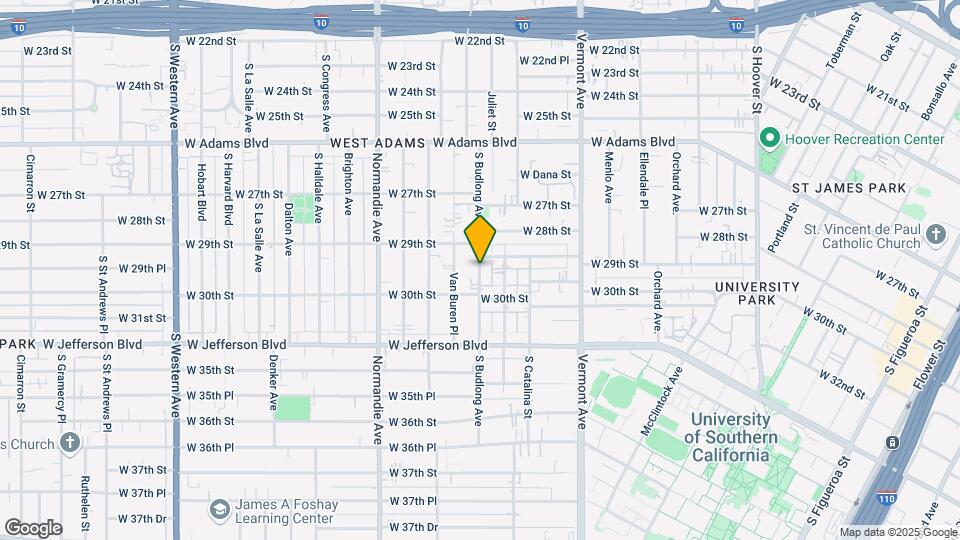 2910 S Budlong Ave Map and Location Details