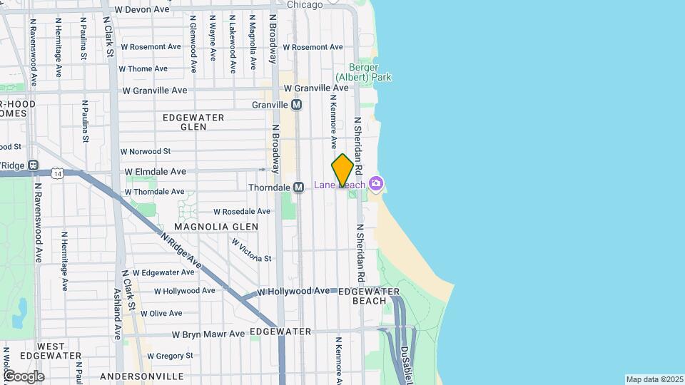 5927 N Kenmore Ave Mapa y Detalles de la Ubicación