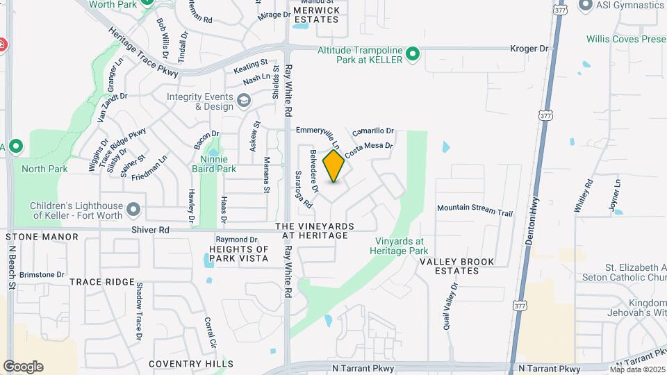 5304 Los Altos Rd Map and Location Details