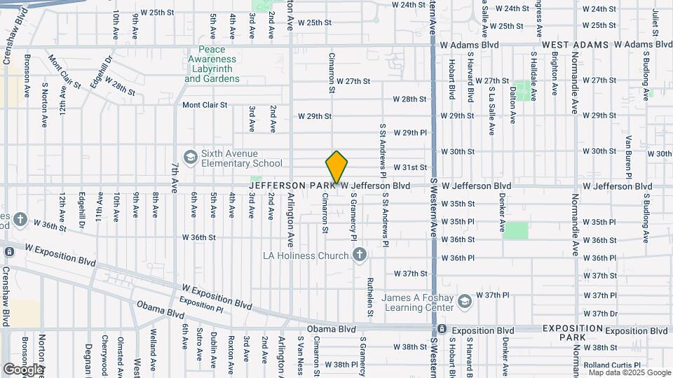 1996 W Jefferson Blvd Mapa y Detalles de la Ubicación