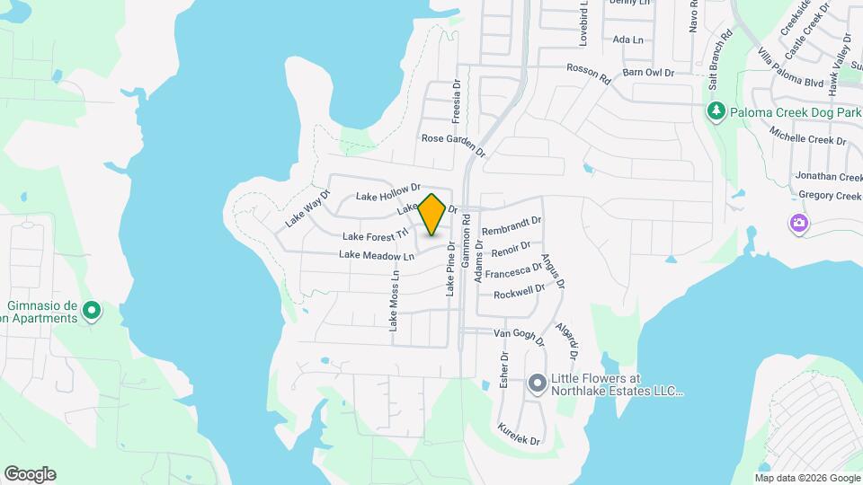 1117 Lake Meadow Ln Map and Location Details