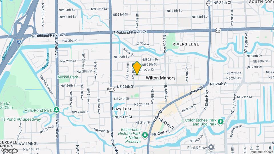 2633 NE 3rd Ave Mapa y Detalles de la Ubicación
