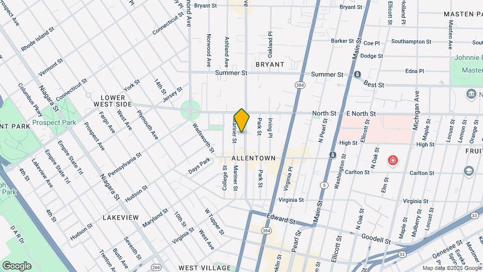 140 Elmwood Ave Map and Location Details