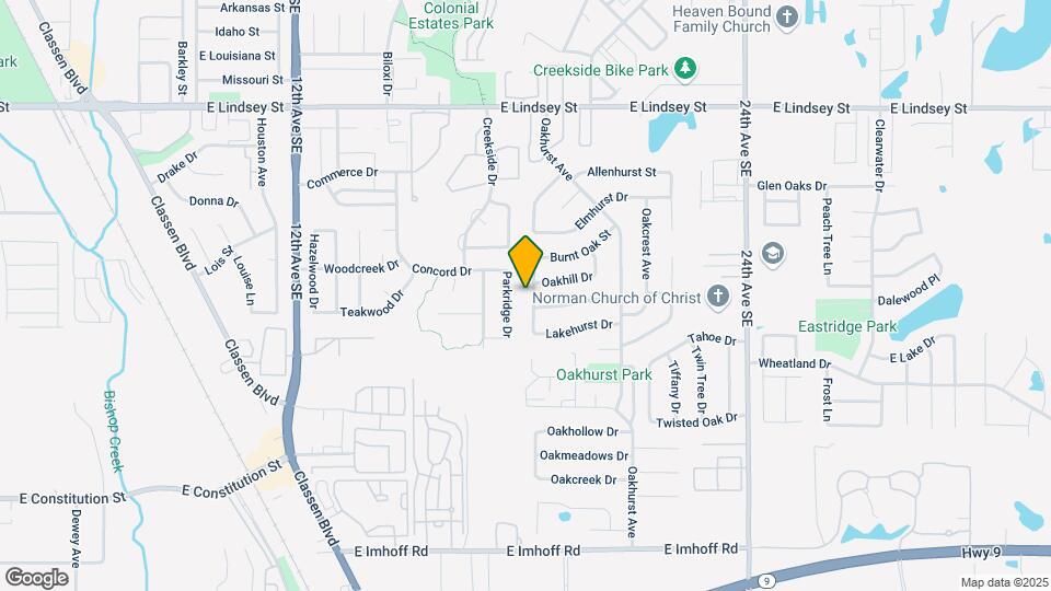 1608 Oakcliff Rd Map and Location Details