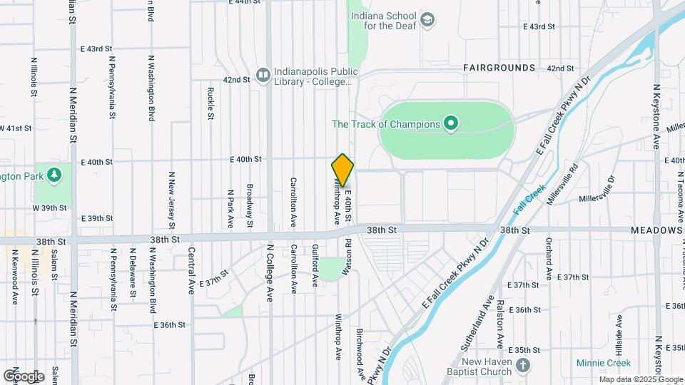 3903 Winthrop Ave Map and Location Details