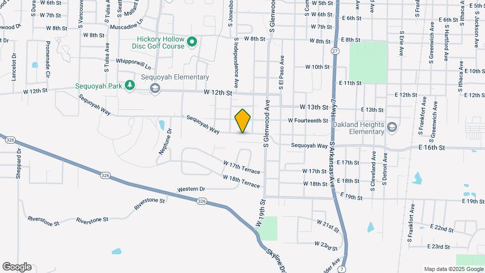 906 Sequoyah Way Map and Location Details