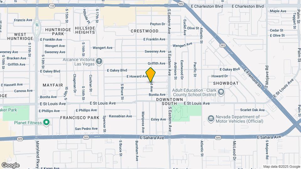 1932 Hassett Ave Map and Location Details