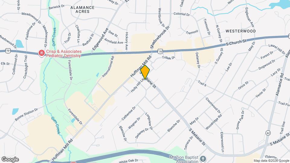 3766 S Mebane St Map and Location Details