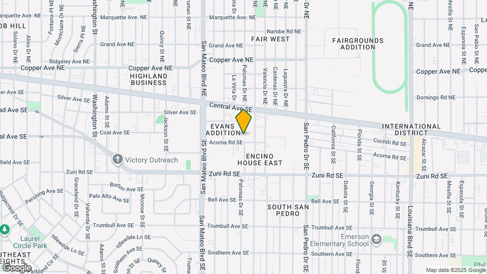 5621 Acoma Rd SE Map and Location Details