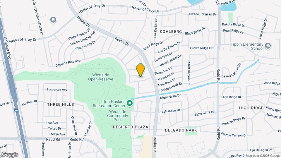 7329 Desierto Rico Ave Map and Location Details