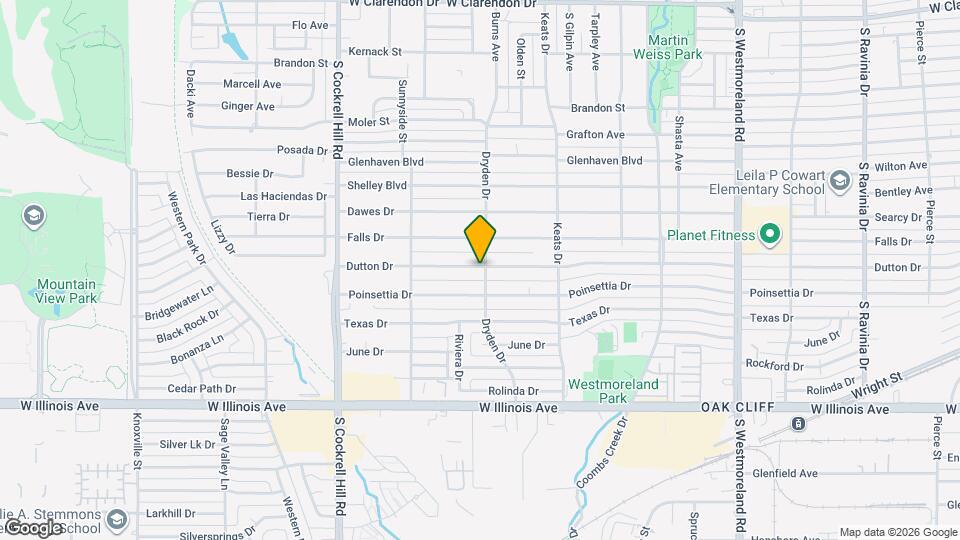 1903 Dryden Dr Map and Location Details