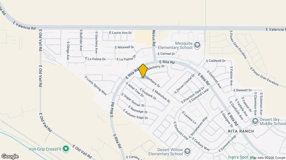 9073 E Muleshoe St Map and Location Details