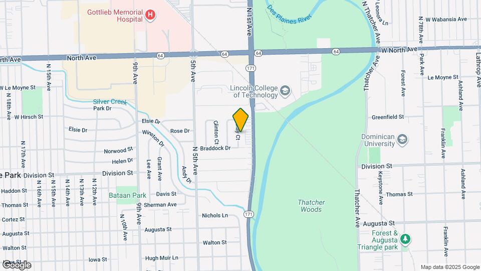 1631 Clay Ct Map and Location Details